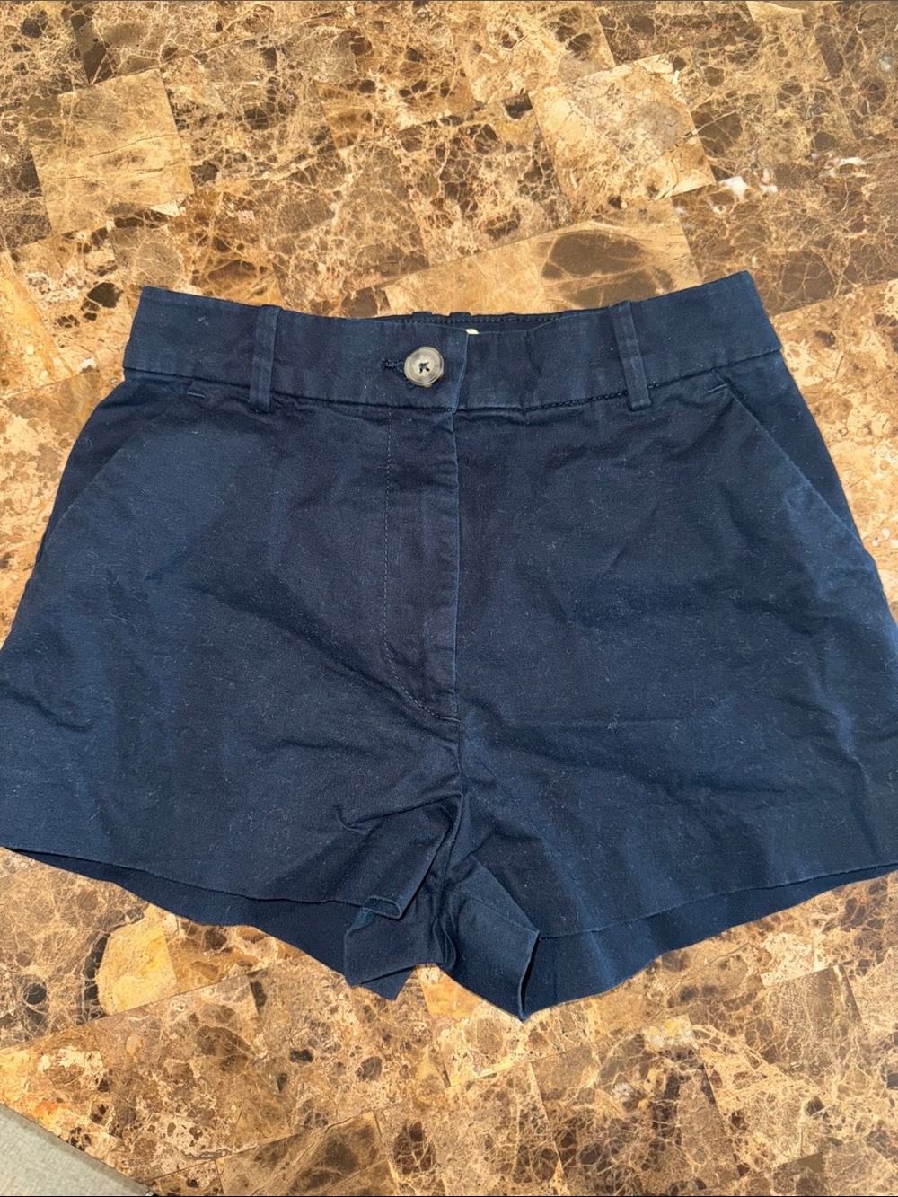H&M Navy High-Waist Tailored Women's Shorts Size 2
